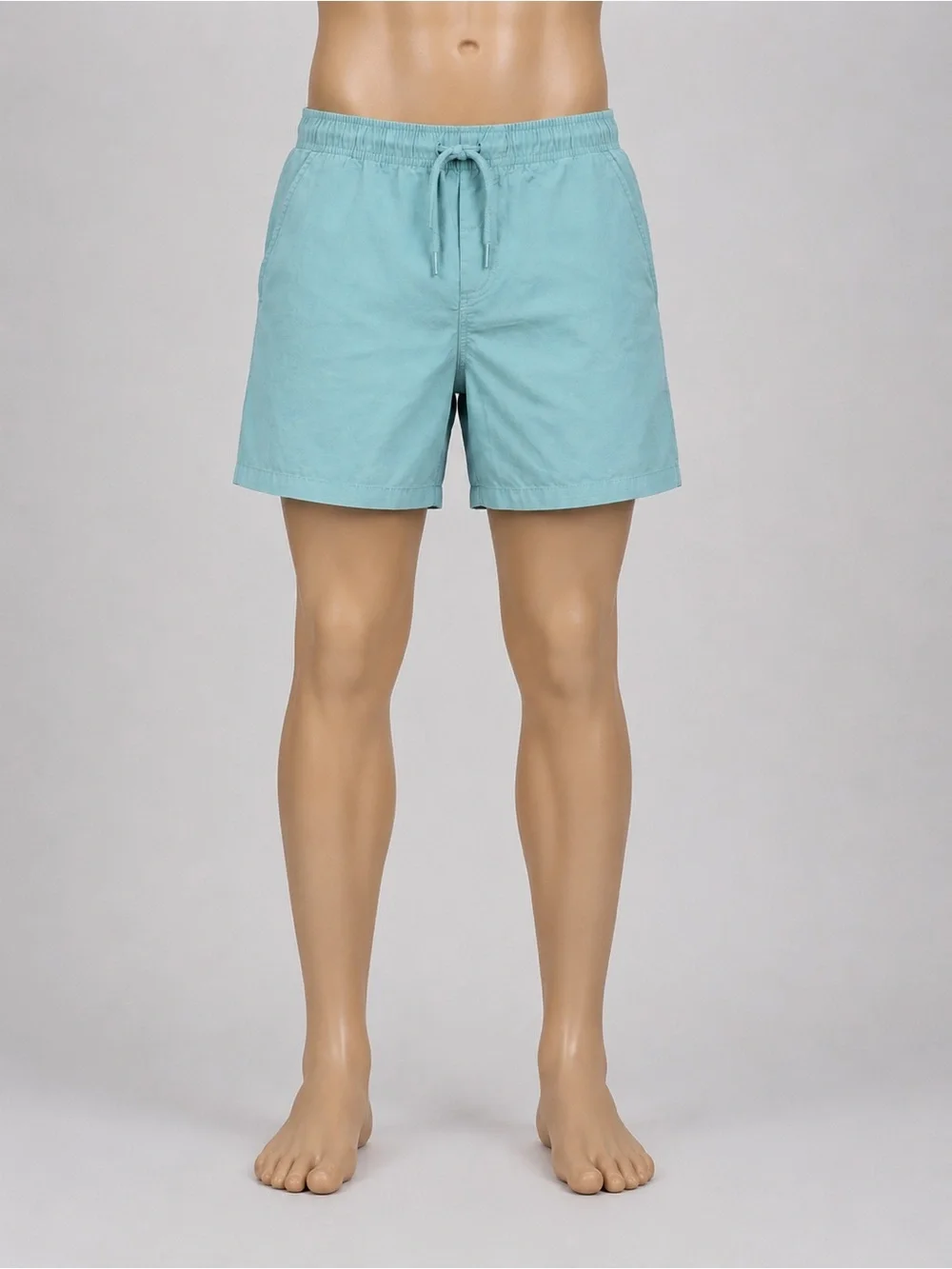 Cat & Jack Aqua Drawstring Swim Trunks
